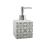 DISPENSER SAPONE IN CERAMICA EVORA- Bianco - Grigio- SPIRE- pezzi 1