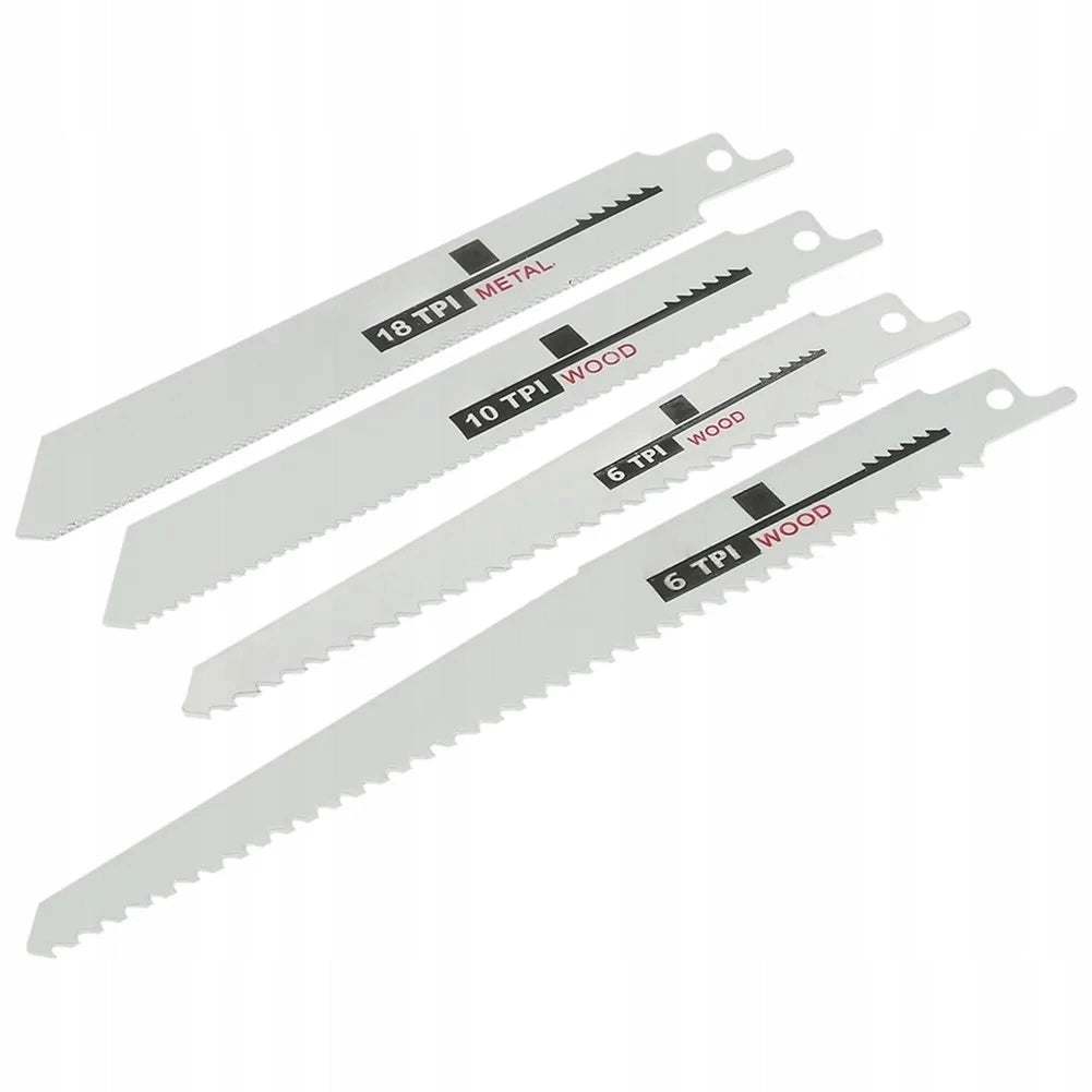 Set di Lame per Sega Alternativa 150/200 mm – Acciaio ad Alto Tenore di Carbonio | Compatibile con Rosfix Red Woodpecker