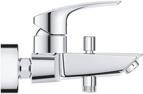 Grohe 33300003 Eurosmart Miscelatore monocomando per vasca e doccia a parete cartuccia SilkMove 35 mm colore Cromo