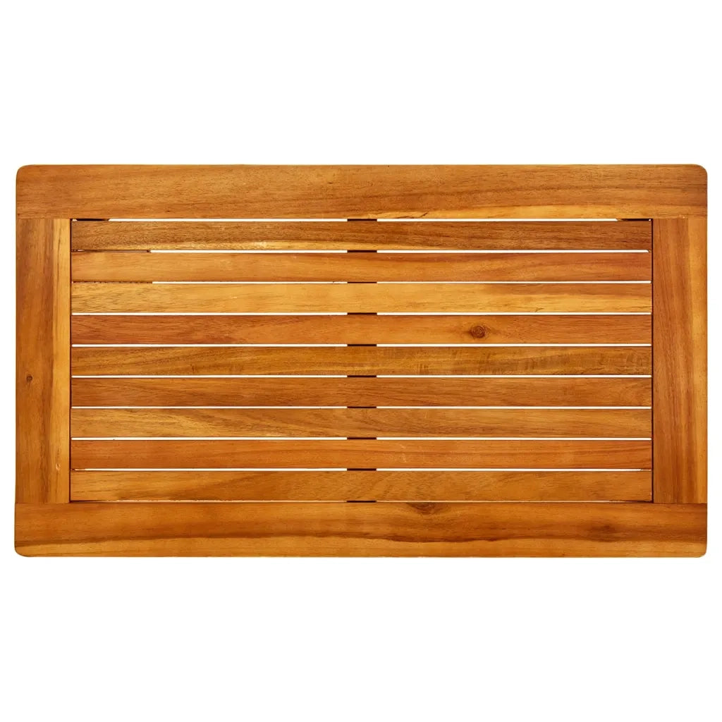 Tavolino da Giardino 70x40x36 cm in Legno Massello di Acacia 316399