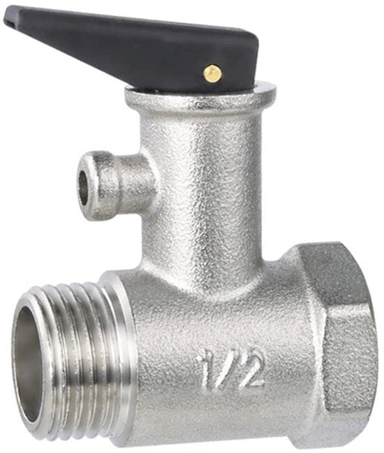 Valvola di sicurezza 1/2" - Alta resistenza alla pressione - Materiale in ottone - Funzione di ritorno - Valvola di rilascio - Valvola di sicurezza per caldaia - Valvola di pressione

Ottone
1/2"
-10/+16 bar