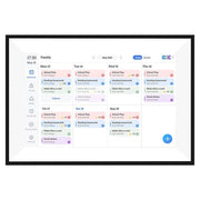 Agenda Digitale 10.1 pollici - Touchscreen di Alta Qualità per Pianificazione Familiare - Connessione WLAN - Pianificazione Compiti/Mangiare - Carcassa ABS - Adatto per Case Intelleggibili - Pianificatore Intelligente