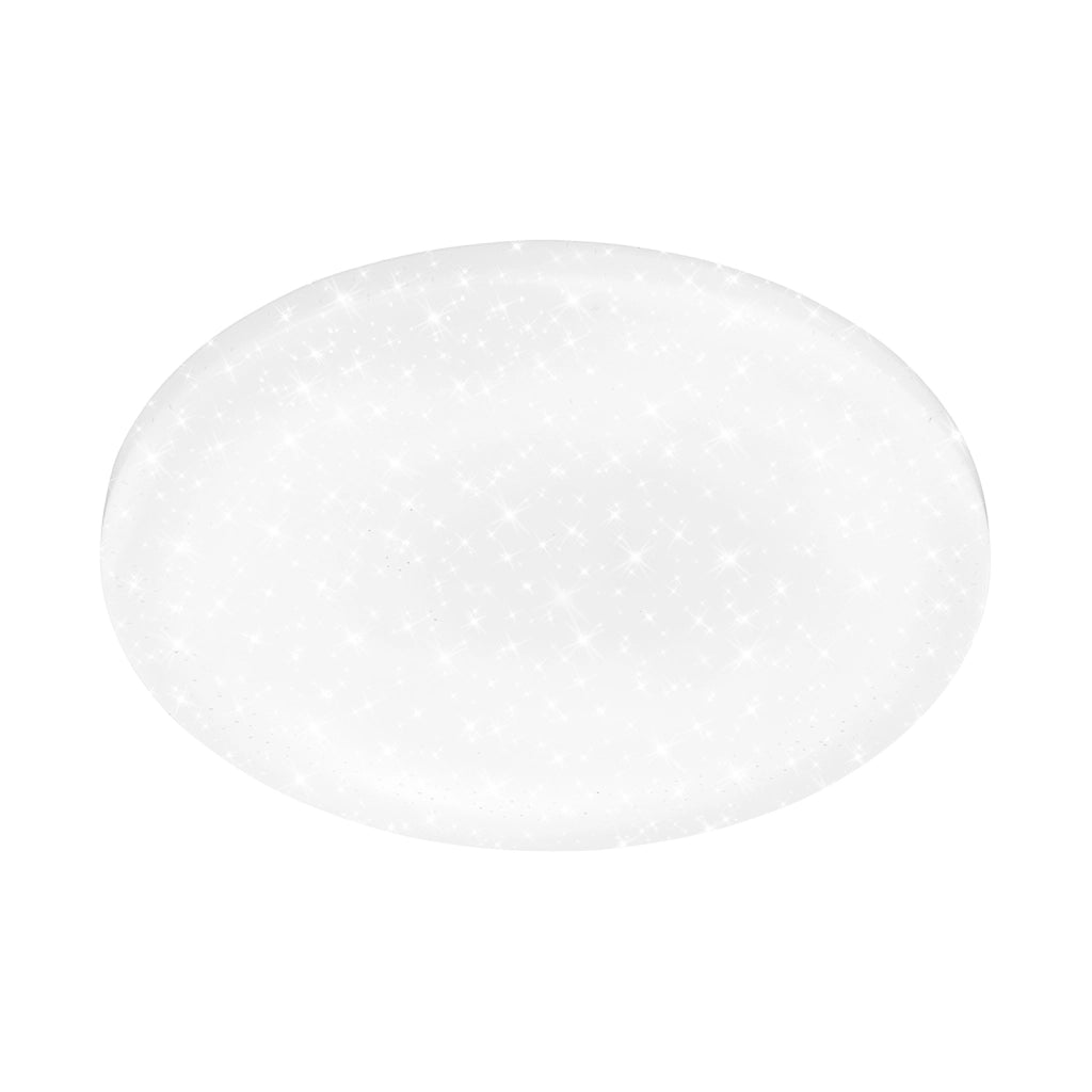 Plafoniera Moderna Case Plastica Bianco Led Integrato 24W 4000K