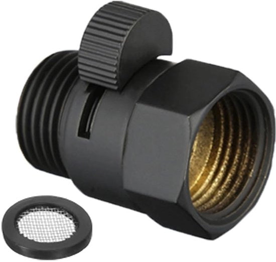 Douchekop di alta qualità in ottone - doccia a pioggia - tubo doccia - rubinetto termostatico - douchekop con tubo - regolatore di flusso d'acqua - rubinetto doccia