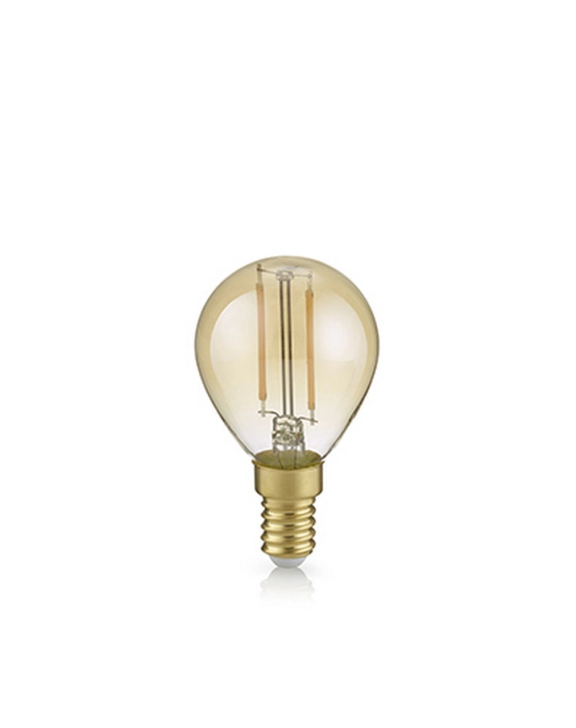 Lampadina LED E14 ambra sfera 4W 430lm Trio TROPFEN