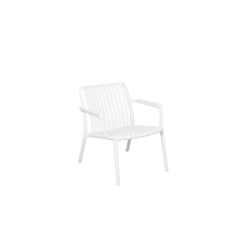 Poltrona Balcony Set Valencia Resina Bianco Moia
