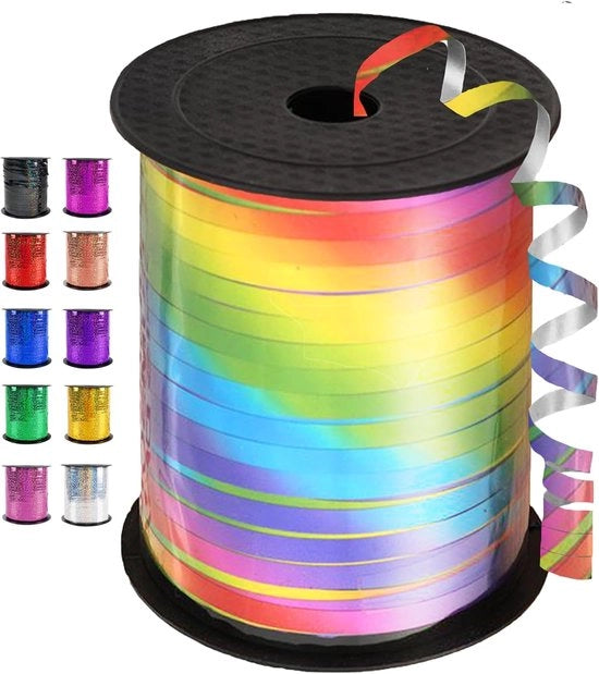 Cadeaulint a luce iridata brillante con glitter per anelli e palloncini di Natale e Capodanno - 450 metri