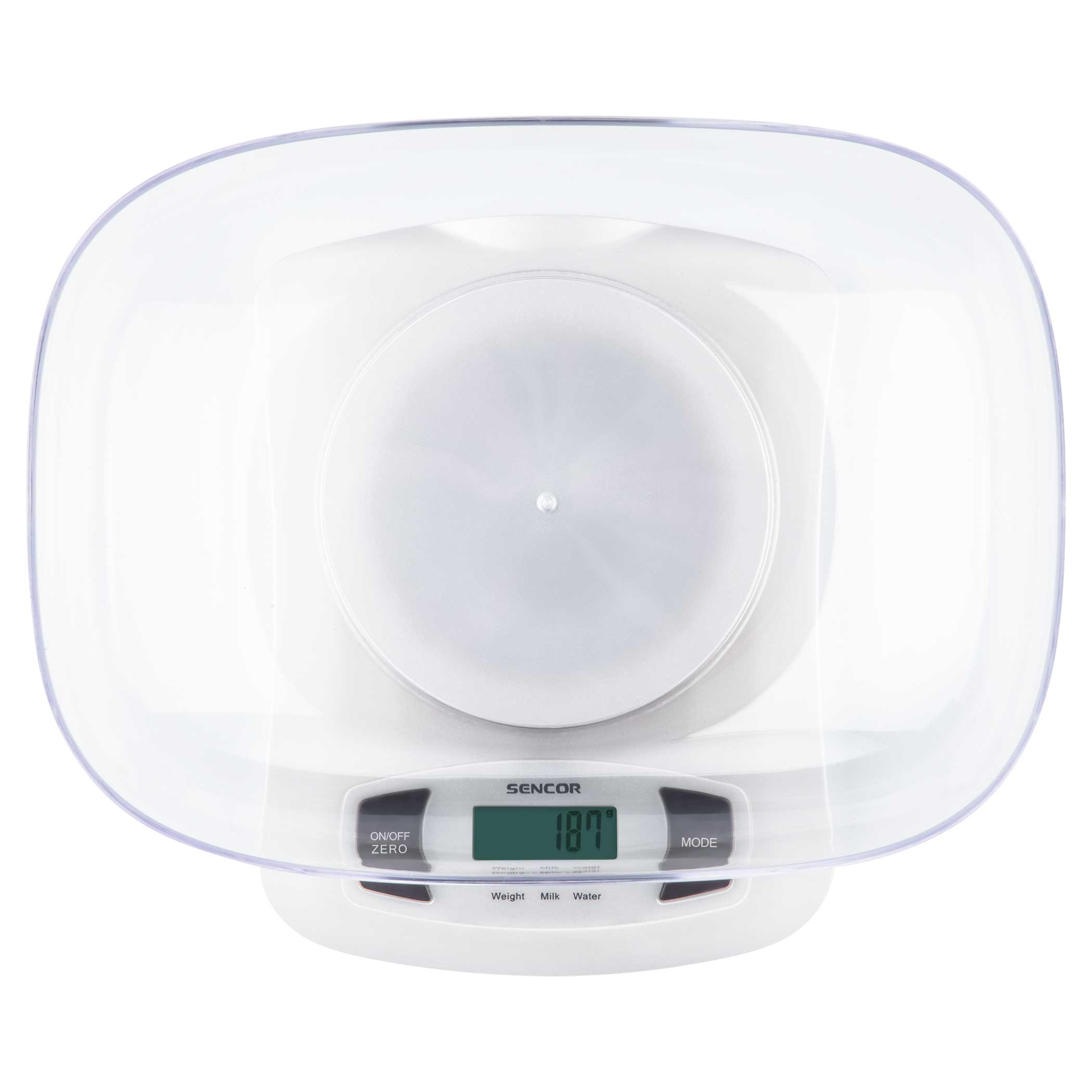 Bilancia da cucina Sencor con ampio display LCD con ciotola staccabile