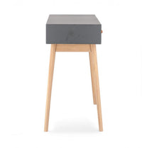 Consolle 2 Cassetti 90x40x79 cm Ordinary in Legno Grigio