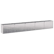 Letto rialzato da giardino Argento 400 x 40 x 55 cm 8006280