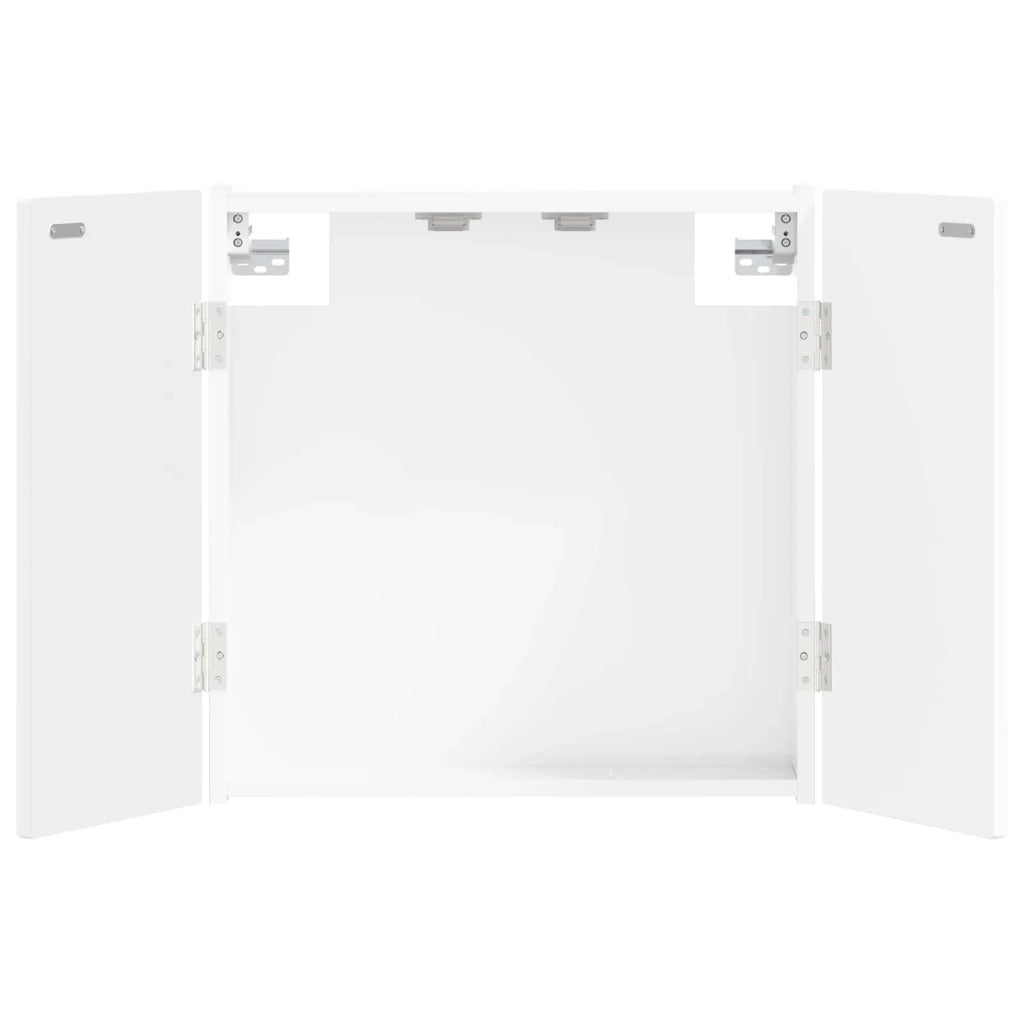 Armadio per Dartboard ARNHEM Bianco Lucido Legno ingegnerizzato 896669