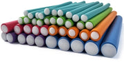 Papilotte in 40 pezzi - Delicati/Naturali Ricci - Adatto a tutti i tipi di capelli - Flessibile - Disponibile in più colori - Senza calore per i ricci - Apparecchio per ricci