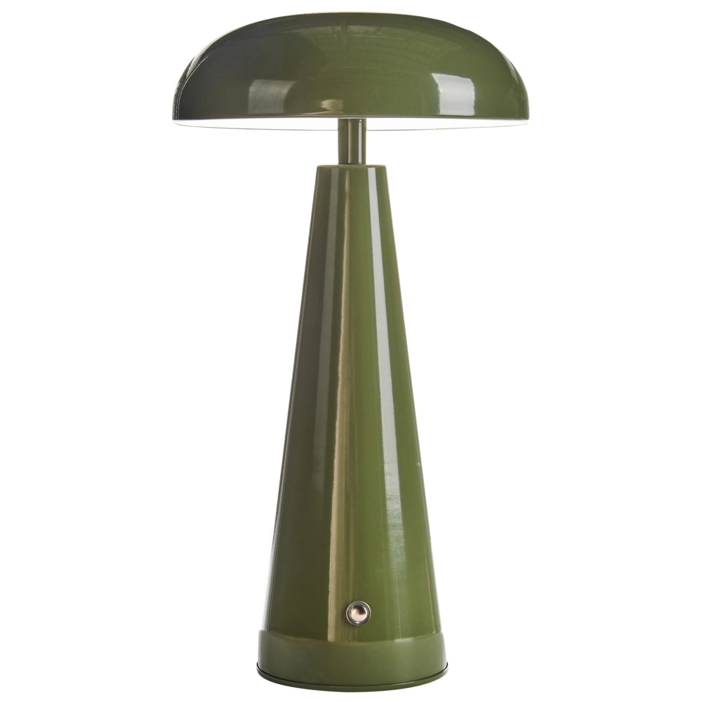 Lampada da tavolo in metallo verde per interni con dimmer senza fili Luce domestica Design moderno