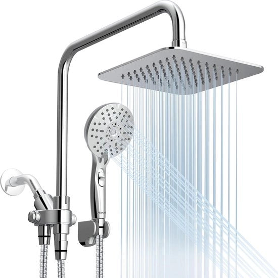 Combinatoio Doccia con Maniglione e Doccia Esterna Regolabile
