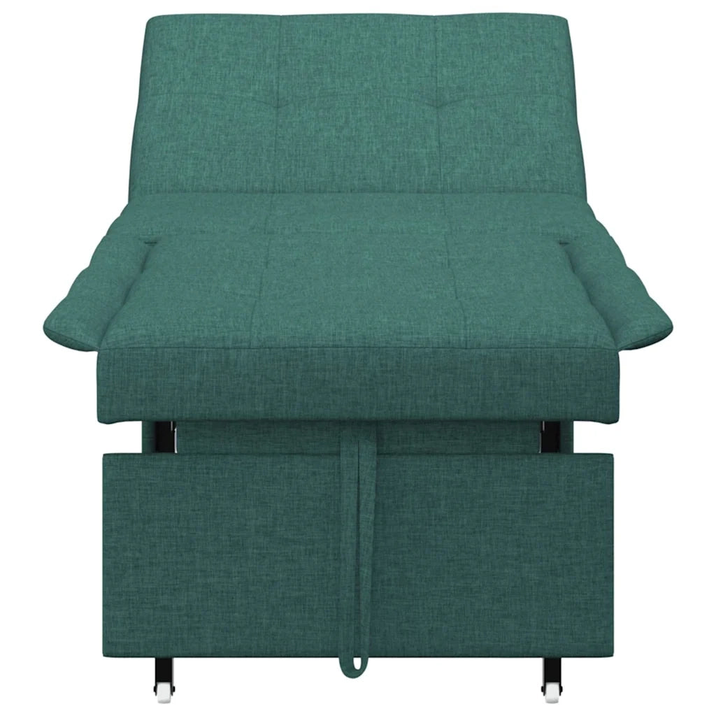 Divano letto-Sofa Letto-Daybed Verde Scuro 194 x 50 x 82 cm Legno compensato