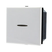 Trade Shop - Deviatore 1p Assiale 2m 16a Unipolare Bianco Compatibile Bticino Axolute -