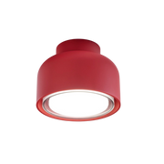 Plafoniera BOTTONE moderna in alluminio Magenta 1xGX53