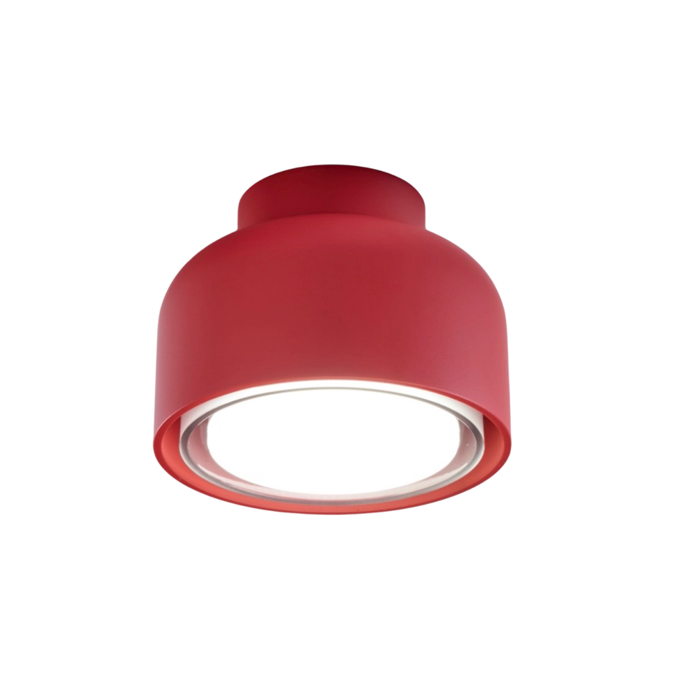 Plafoniera BOTTONE moderna in alluminio Magenta 1xGX53