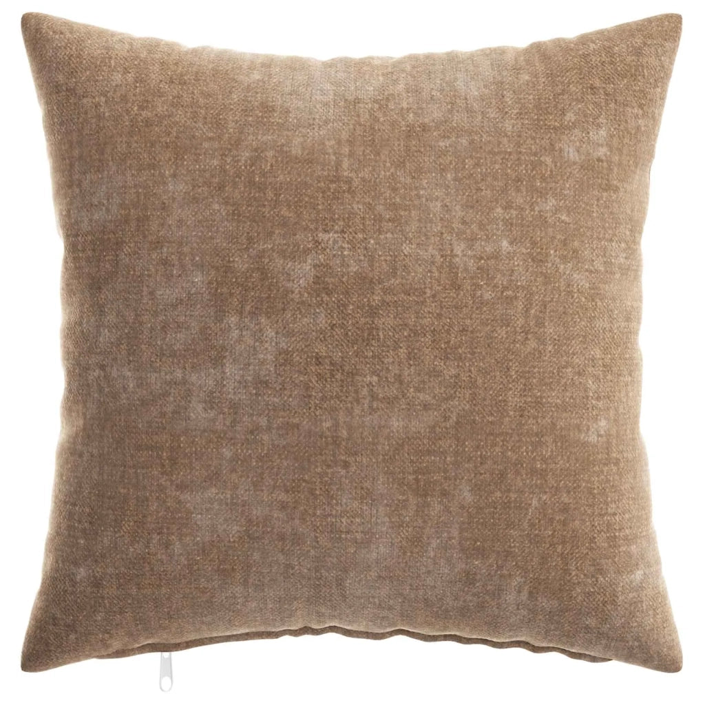 Federa 2 pz HEERLEN Marrone 40 x 40 cm Tessuto Chenille 908515