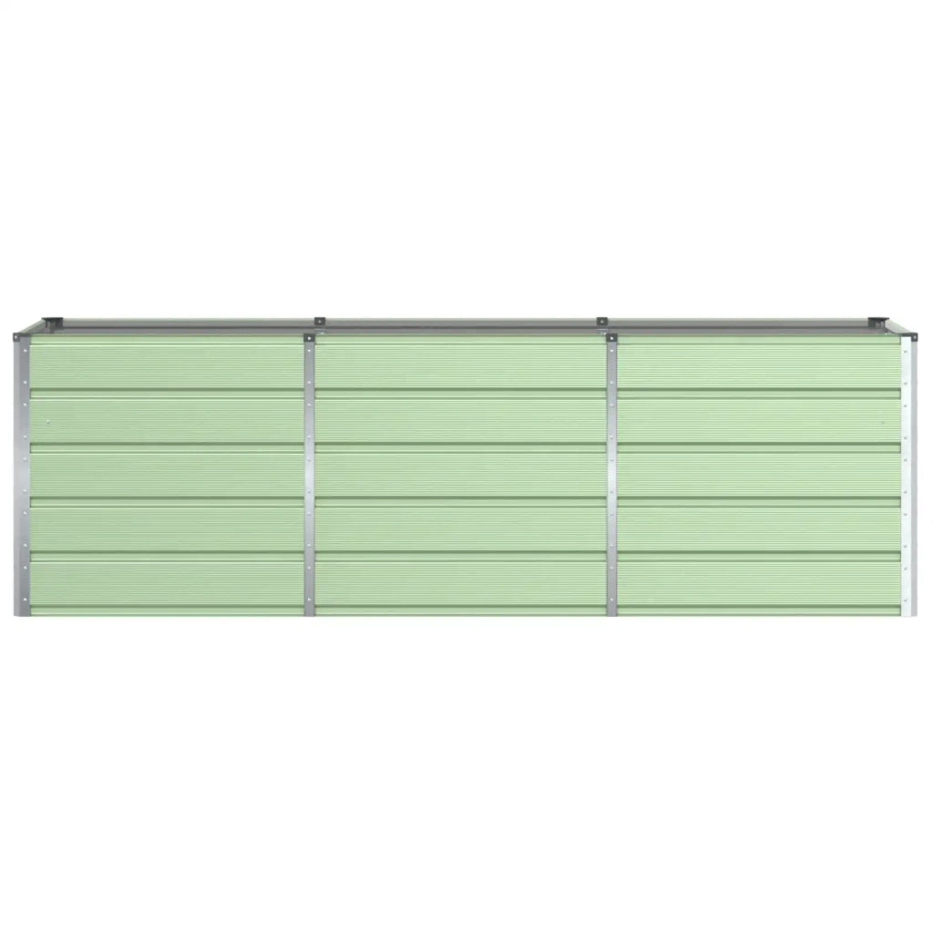 Fioriera | Cassetta per fiori | Vaso Verde 240 x 80 x 75 cm Acciaio