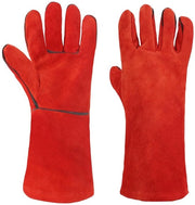 Manopole per cuocitori e cuoche - Protezione dal calore - Rosse - Impermeabili - Sicure per cucinare e cuocere - Unisesso