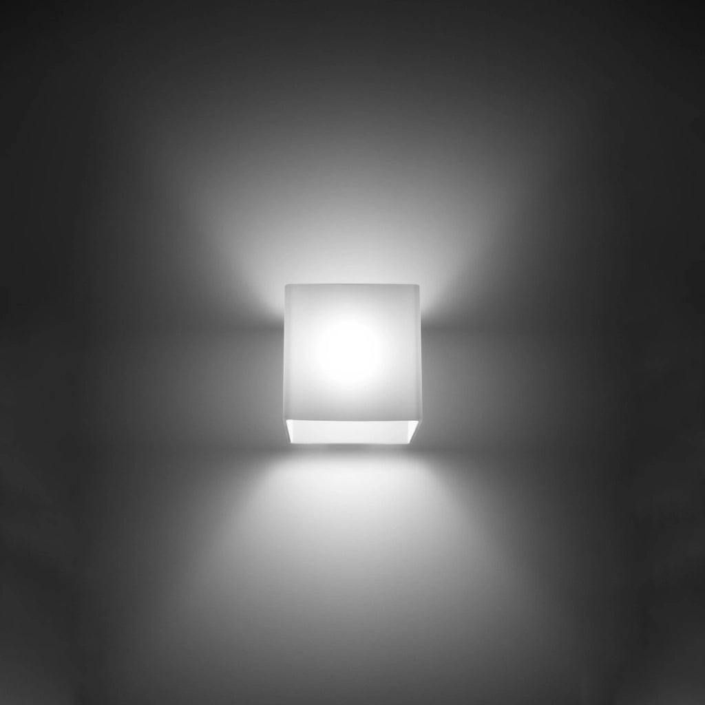Applique Pure Lume FORTEO bianca vetro/metallo G9 12cm