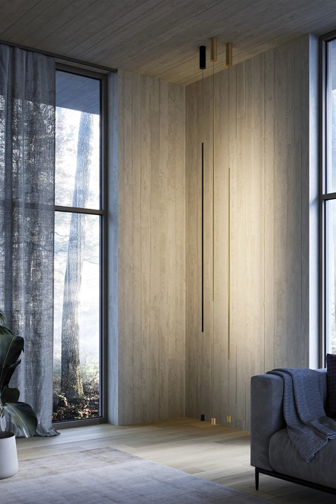 Daisho Piantana LED 27W IP20 3000K CRI90 Bianco - Rossini Group - Lampada da terra di design in alluminio con luce diffusa e dimmerabile