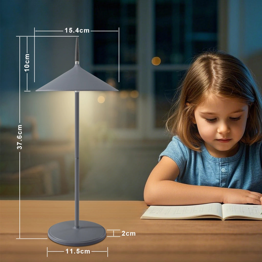 ZMH Lampada da tavolo LED moderna ricaricabile touch dimmerabile per esterni giardino
