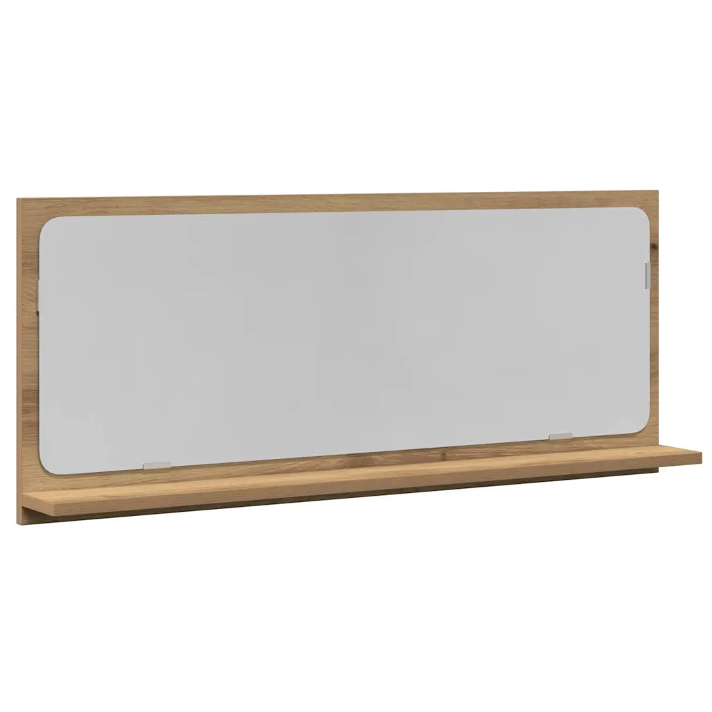 Mensola Specchio rovere artigianale 90 x 10,5 x 37 cm 862527