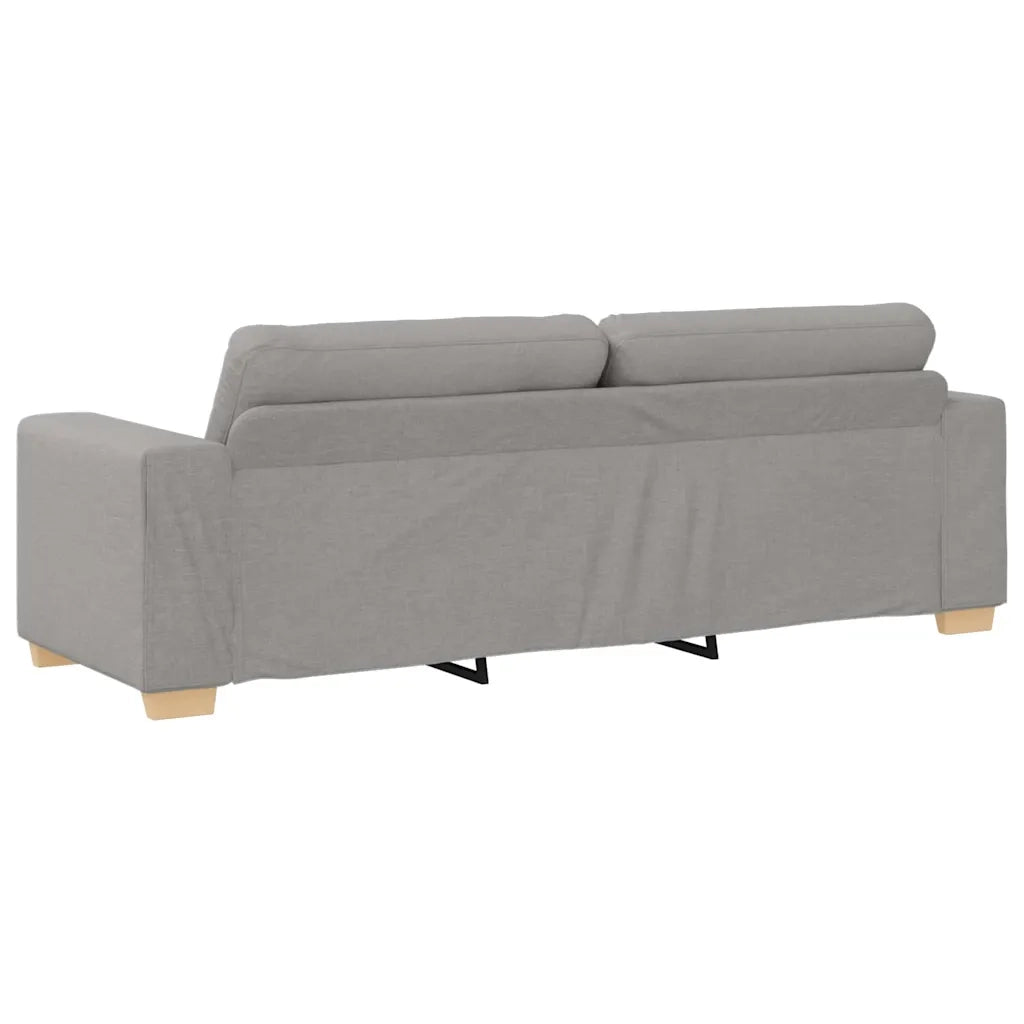 Divano 3-Persone con cuscino Grigio nuvola Tessuto 4105096