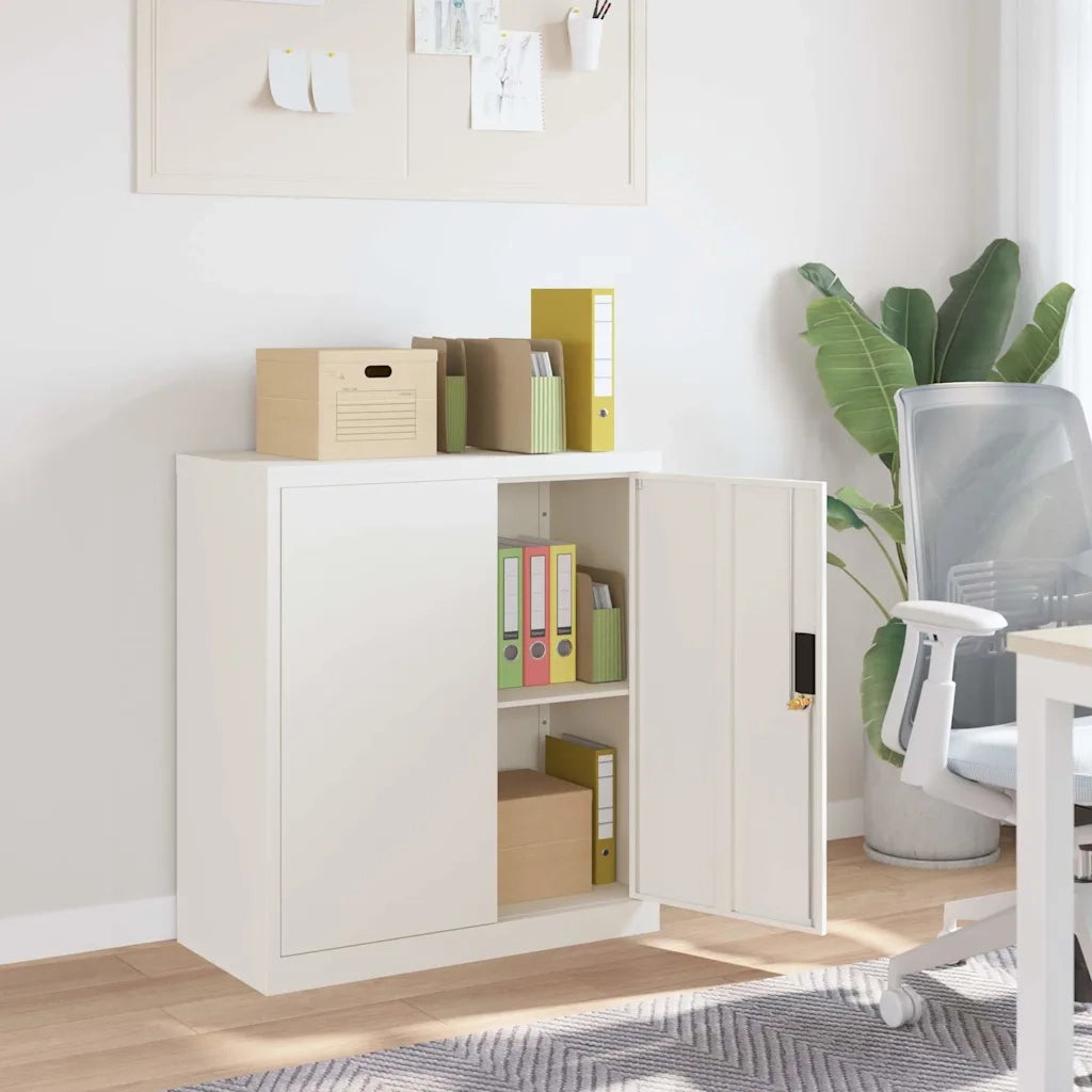 Armadio Classificatore Bianco 79x40x90 cm in Acciaio CFW2949580