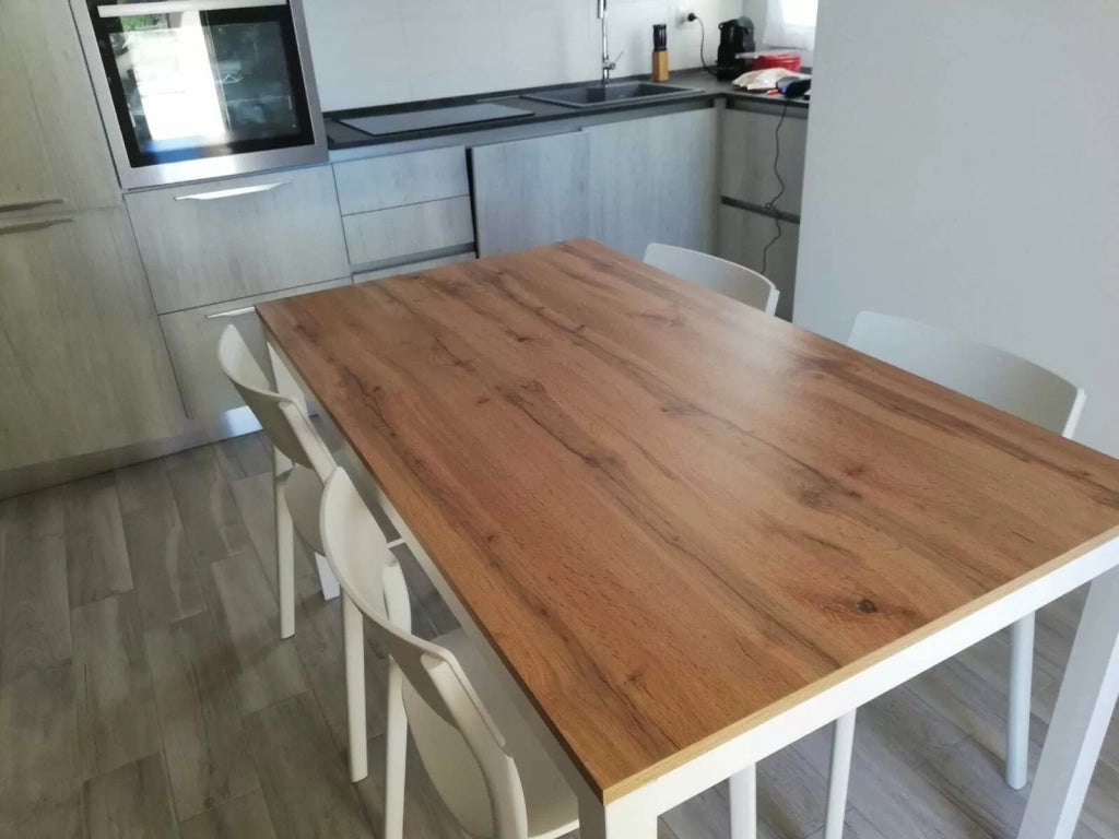 Tavolo moderno rovere allungabile 160x90