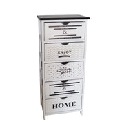 MAURY'S MOBILE ENJOY DA ARREDO CON 5 CASSETTI STILE MODERNO DIMENSIONI 40 X 29 X 90 CM