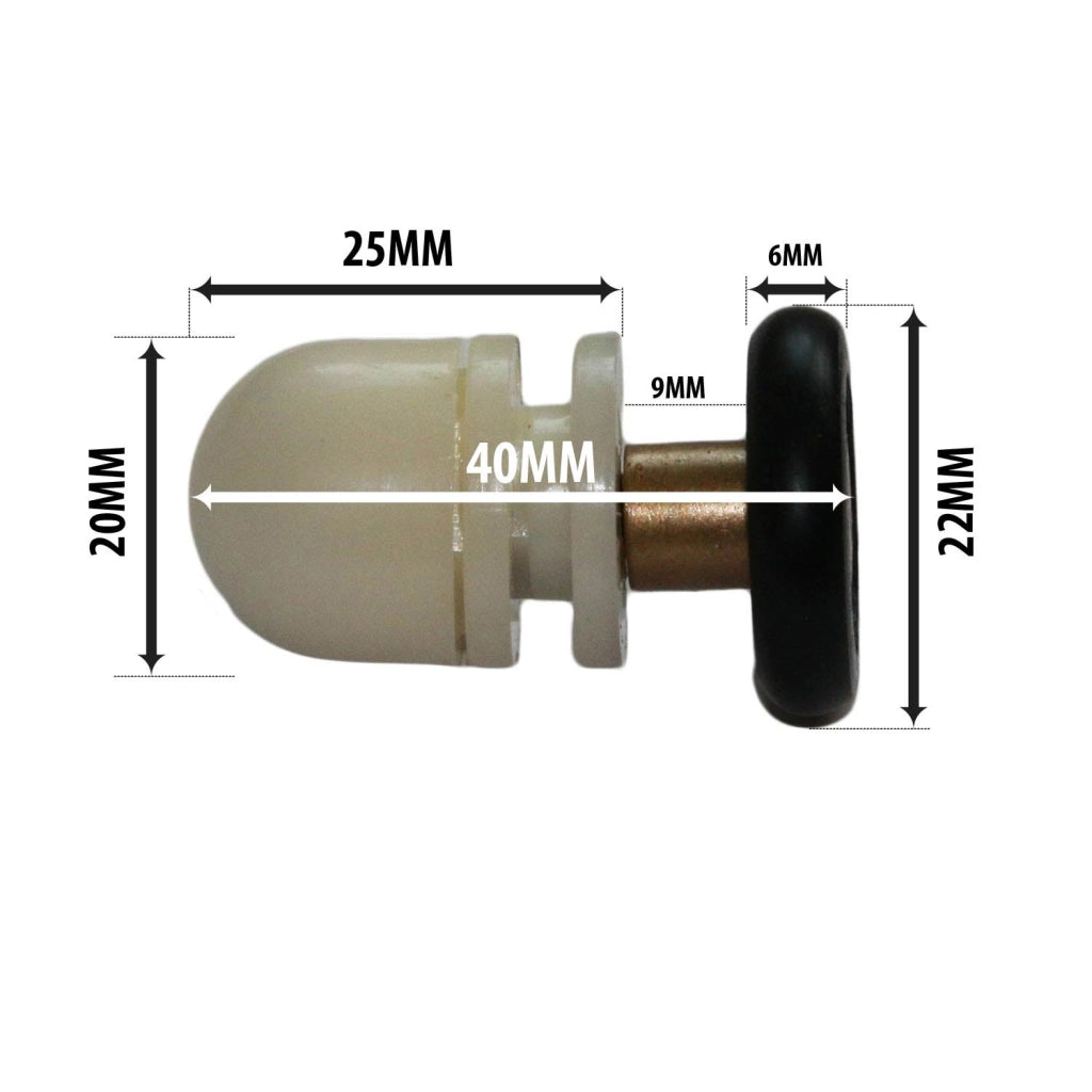 Kit 8 pz cuscinetti di ricambio vetro box doccia anta scorrevole Roger