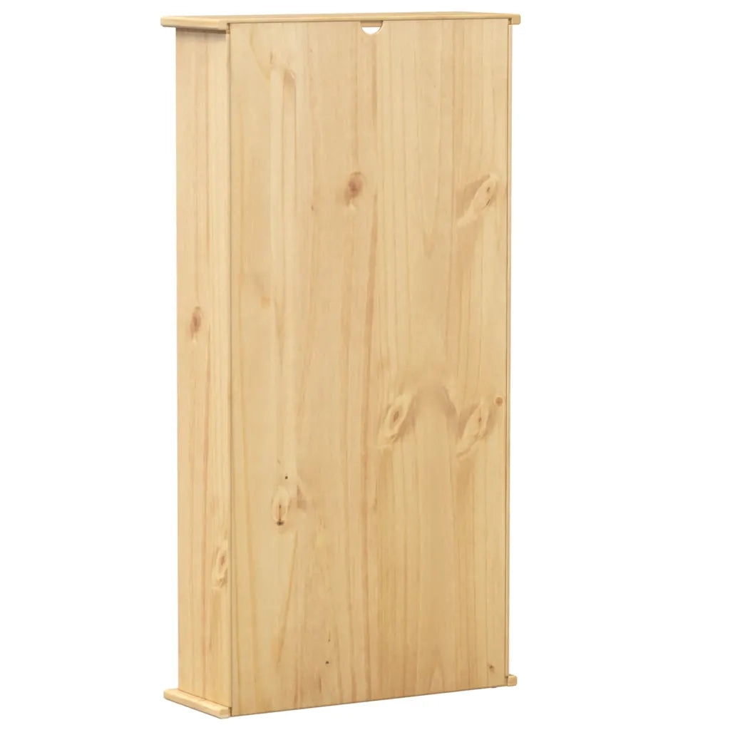Mobile Porta CD Corona 52x17,5x103 cm in Legno Massello di Pino