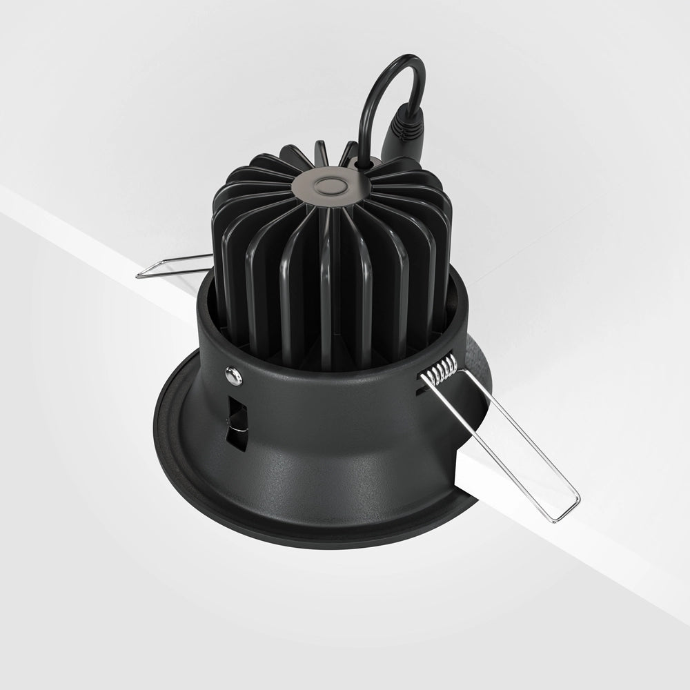 Maytoni Yin faretto incasso LED 12W 4000K nero dimmerabile