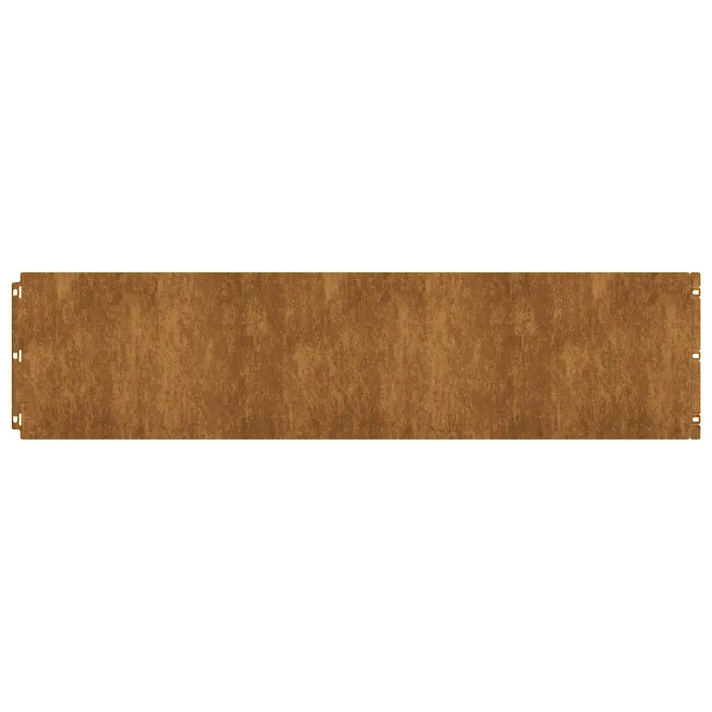 Bordura per Prato 20 pcs 25 x 103 cm Acciaio Corten Ruggine 858325