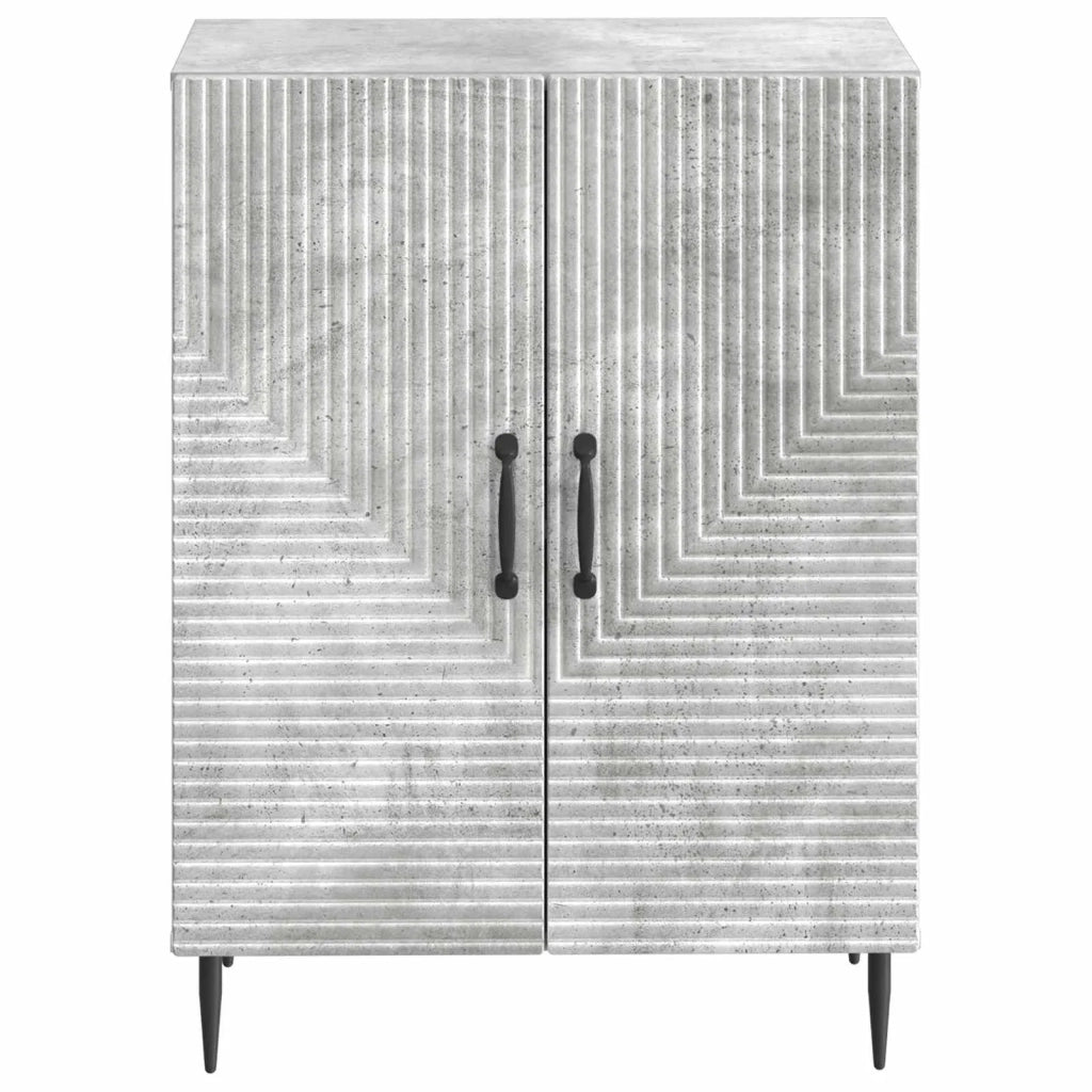 Mobiletto da Bagno HAARLEM Grigio Cemento 59,5 x 31 x 80 cm 896838