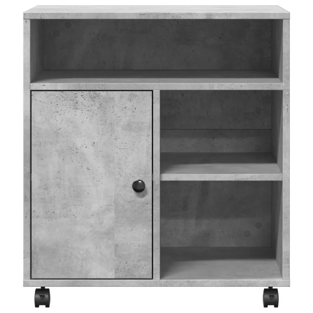 Supporto per Stampante con Ruote Grigio Cemento 60x50x67 cm CFW8651684