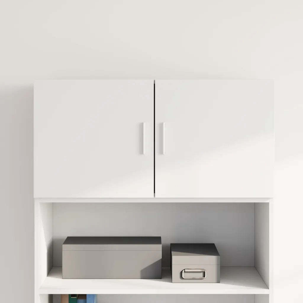 vidaXL Mobile a Parete Bianco 80x42,5x40 cm in Legno Multistrato