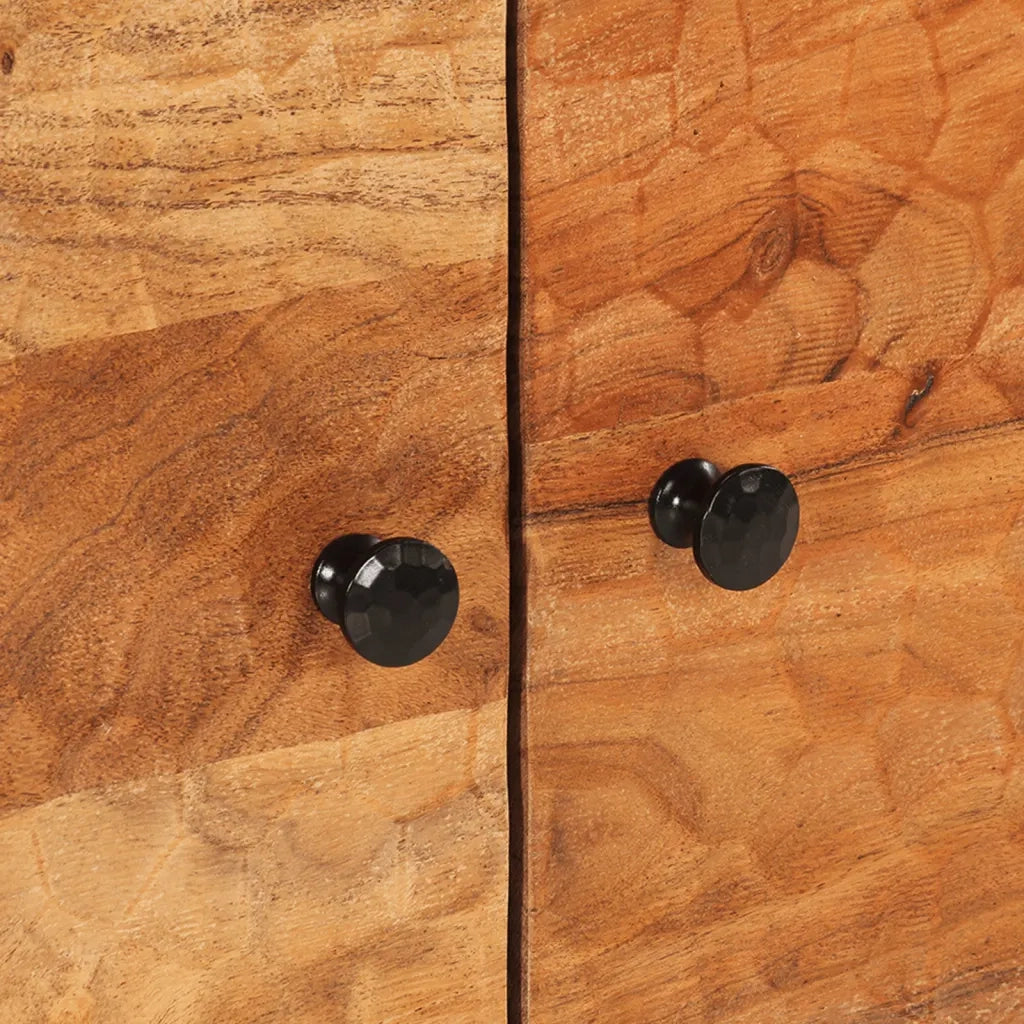 Tavolino da Salotto-Tavolino da soggiorno-Tavolo 80x50x40 cm Legno Massello di Acacia 600705