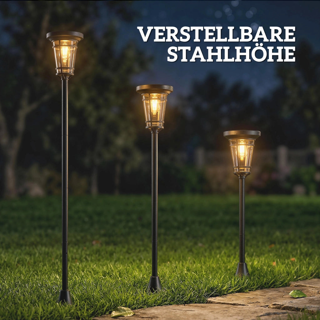 Lanterne Solari 2 Pezzi ¨C Zephmum ¨C Grigio 180cm IP44