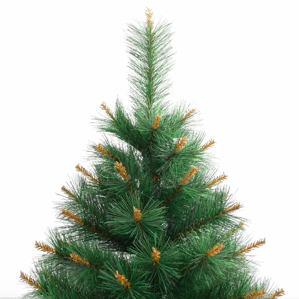 Albero di Natale Artificiale Incernierato con Base 210 cm