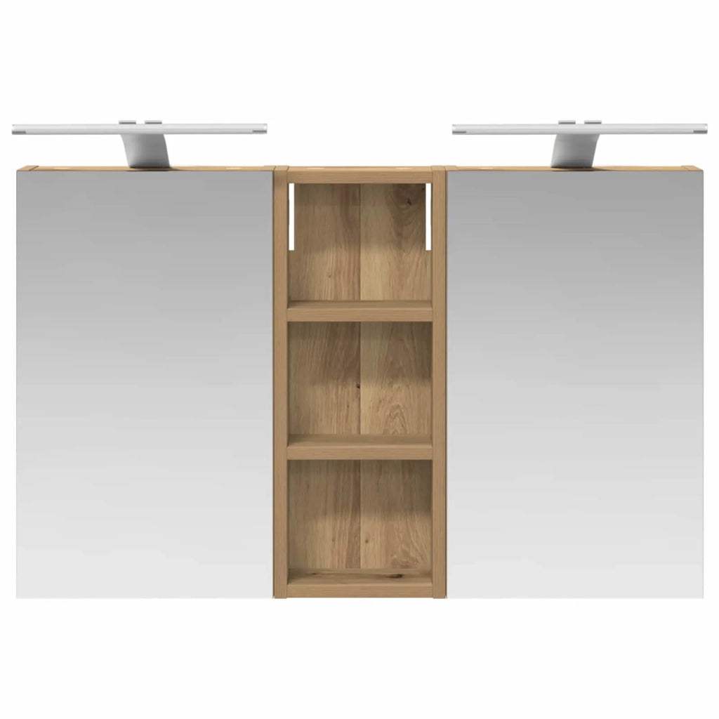 Set di Armadi da Bagno con lo scaffale 3 pcs 80 x 10,5 x 50 cm 3403663