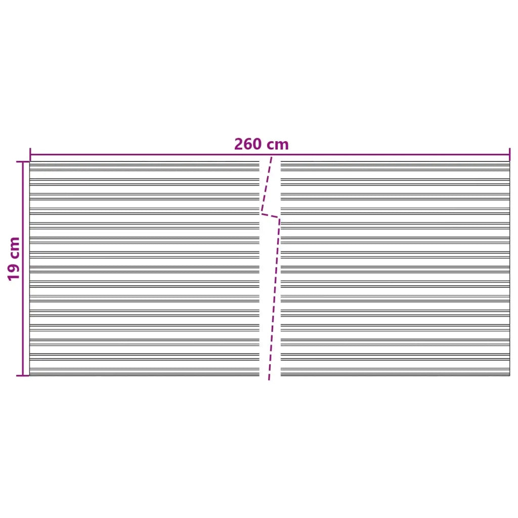 Nastro Privacy per Recinzione Grigio Scuro CFW6551238