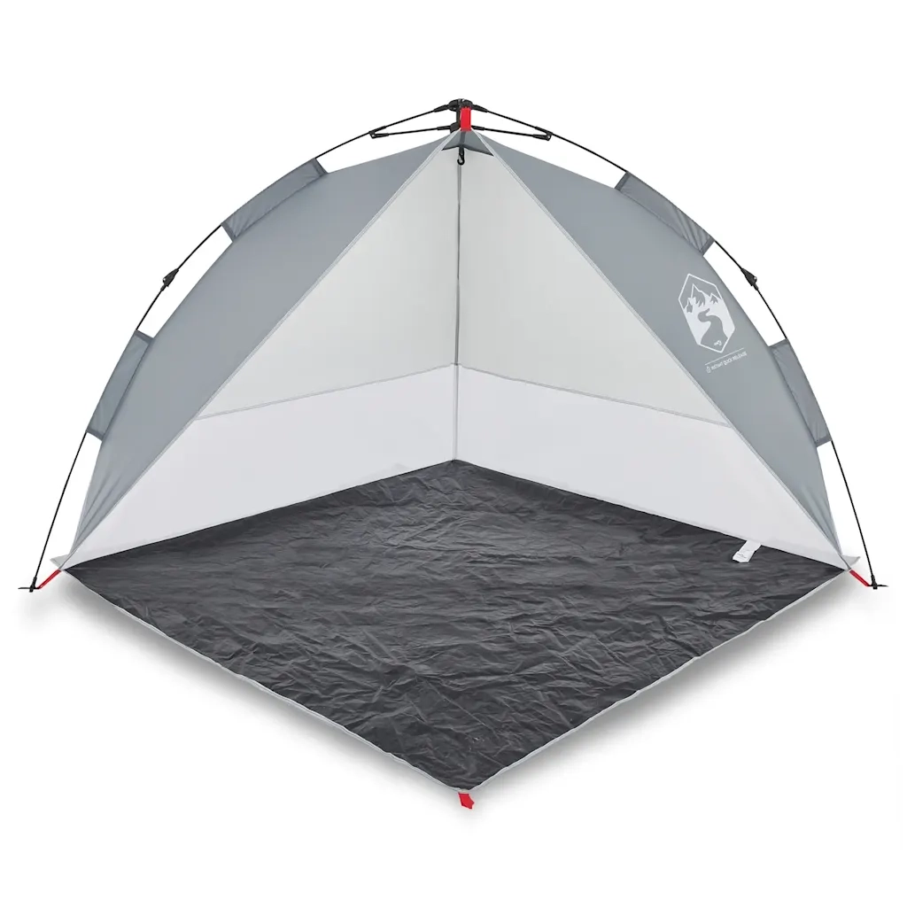 Tenda da Spiaggia Grigio Rilascio Rapido Impermeabile 4004154