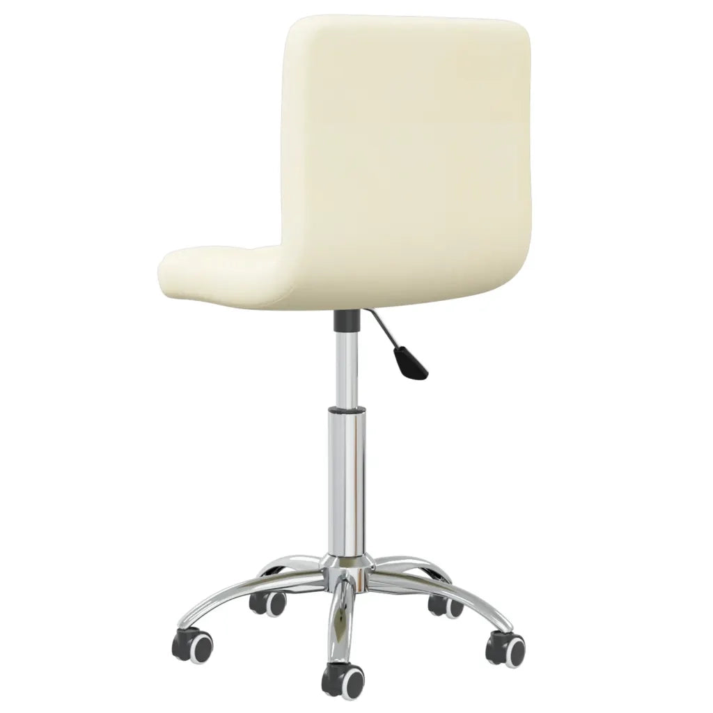 Sedia Girevole da Ufficio Crema in Tessuto cod mxl 16001