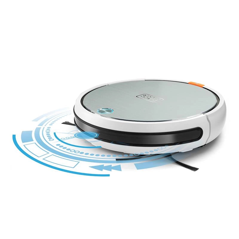 BLACK & DECKER ASPIRAPOLVERE ROBOT 4 IN 1 A BATTERIA CON FILTRO RIMOVIBILE E LAVABILE - POTENZA 50W