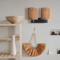 Lampada Da Parete APP1824-2W Nature Black