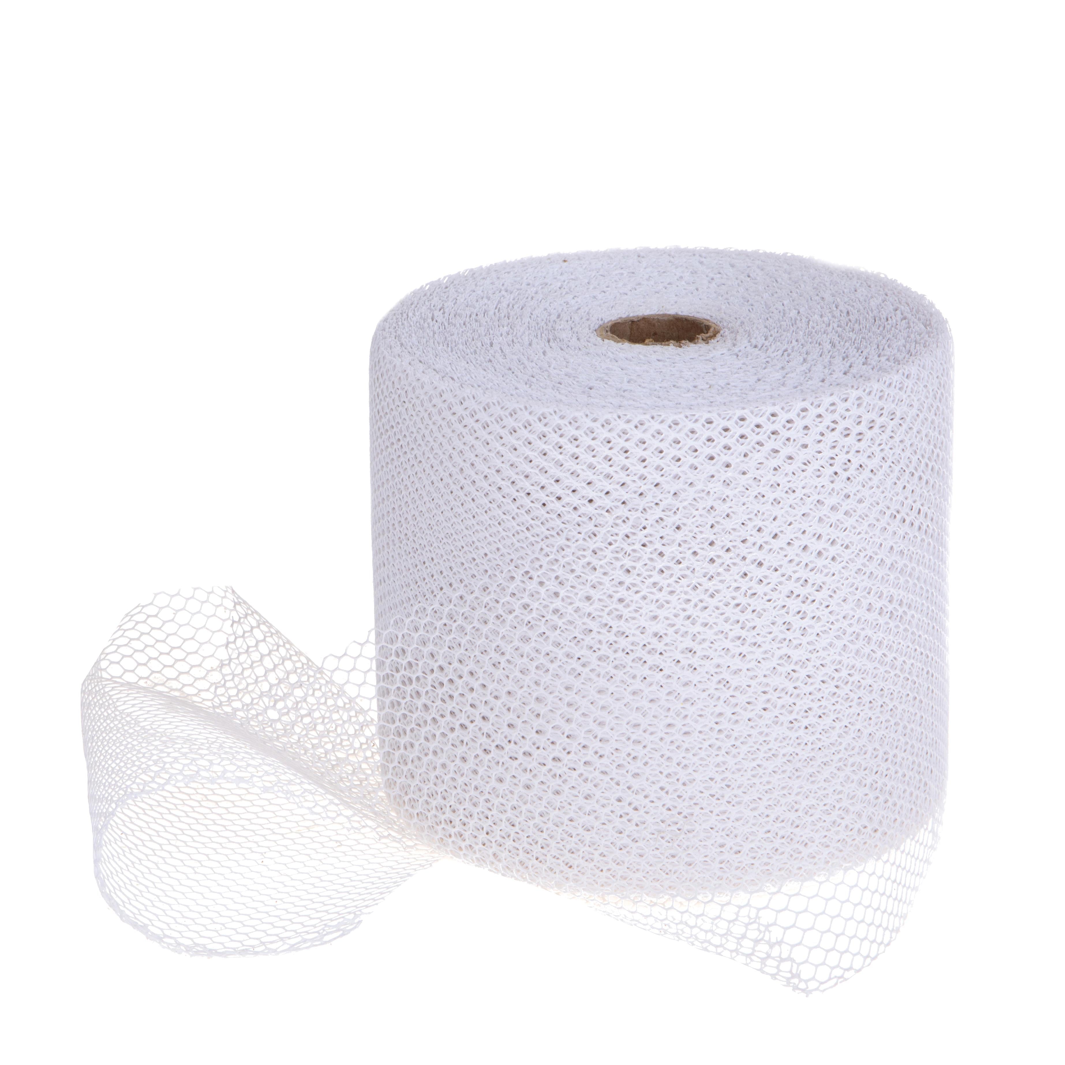 Set 6 Bobine Decorativa Rete Apprettata 5 cm 50 mt